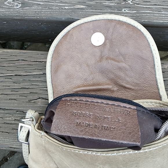 Vera Pelle Made in Italy 🇮🇹 Genuin Leather Small Purse - Picture 6 of 7